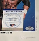 Wwe Triple H P-744 Signed 8x10 Original Wrestling Promo Photo With Psa Dna Coa
