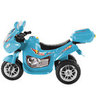 Blue Kids Motorcycle 3-wheel Electric Ride-on Car 6v Battery Motorbike Kids