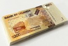 Uganda 1000 Shillings Randow Year P 49 Unc Lot 100 Pcs 1 Bundle