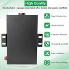 5 Gallon 14 Gauge Hydraulic Fluid Reservoir Tank Inlet 1-1 2   Outlet 3 4  Fnpt