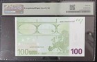 Euro 100 Euro Italy 2002 P 5 S Gem Unc Pmg 66 Epq Extra Star