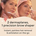 Finishing Touch Flawless Dermaplane Travel Pack Facial Exfoliator   Hair Remover