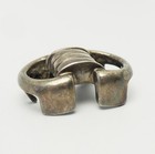 Vintage Modern Heavy Sterling Silver Belt Buckle By E  Rand