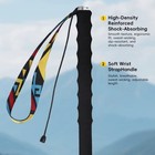 Carbon Fiber Trekking Pole Foldable Ultralight Hiking Trail Stick 105-125cm