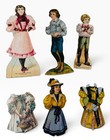 Assorted Antique Paper Dolls     Lions   Mc Laughlins Coffee  Art Work 