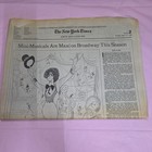 1980 New York Times Arts   Leisure Broadway Barnum Vintage Newspaper