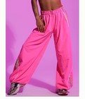 New With Tags Tiger Friday Sold Out Disconnect Wide Leg Jogger - Hot Punk Small