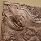Antique Art Nuveau Ceiling Tin Tile Women   s Heads Very Rare