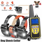 Dog Pet Training Collar Rechargeable Waterproof Electric Shock Anti Bark R800m