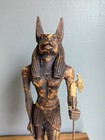 Beautiful And Large Anubis Statue  Egyptian God Of The Dead