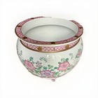 Rare Pink Gold Imari Planter jardinere Porcelain Vtg 1940   s Japan Large