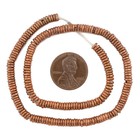 Kenya Copper Heishi Beads 4mm African 30 - 32cm Handmade