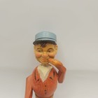 Wood Vintage Mechanical Figure Bottle Stopper Cork Wine Drinking bread Eating