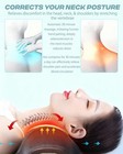 Manlaishi Neck Massager Pillow With Heat And Vibration For Pain Relief Deep T   