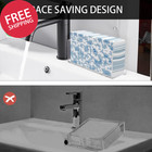 Acrylic Napkin Holder  Clear Waterproof Splashing Vertical Guest Towel Holder  P