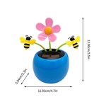Solar Dancing Toy Flower Assorted Style Solar Powered Dancing Flower Bobblehead