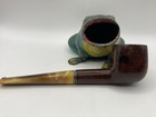Vintage Medico Cavalier Panel Shape Resin Stem Estate Tobacco Pipe