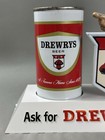 Vintage 1950s Ask For Drewrys Beer Big D Bar Display Flat Top Can South Bend In