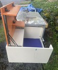 Mobile Vending Cart Kiosk Trailer W  Propane Regulator  Menu Board