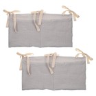  2 Pcs Crib Hanging Bag Baby Diaper Organizer Stroller Accessories