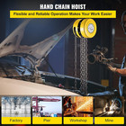 Hand Chain Hoist  2200 Lbs  1 Ton Capacity Chain Block  20ft 6m Lift Manual Hand