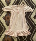 Vintage 70s 80s Toddler Little Girl Nightgown By Nielsen Pink Flowers Lace 3t