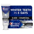 Crest 3d White Advanced Charcoal Teeth Whitening Toothpaste  2 4oz  pack Of 4 