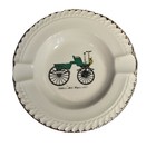 Vintage Harkerware Pottery Selden s Motor Wagon 1877 Ironstone Usa Ashtray 