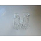 Vintage Clear Glass Salt Pepper Shakers Shaker Set 52005
