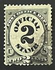 Travelstamps  Us Po Department Official Stamps Scott  o48 - 2 Cent Used Fault
