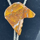 Large Southwest Sterling And Jasper Men   s Bolo Tie- Unique   Collectible