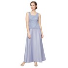 Women s Long Two Piece Mother Of The Bride Dress With Lace Jacket  Wedding Gu   