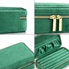 Velvet Jewelry Box  Portable Travel Storage For Earrings Rings  Soft Cloth Case