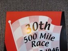 1946 Indianapolis 500 Race Promo Poster Indy Car Irl Cart Usac Robson Win Racing