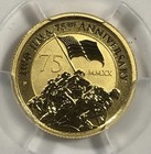 2020-p Tuvalu  15 1 10oz Gold  Pcgs Ms70  Fdi  Iwo Jima 