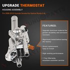 Aluminum Thermostat Housing Assembly For 2008-2010 Hyundai Sonata 2 4l Na