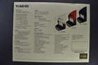 1988 Yugo Gv Hatchback Sales Brochure Sheet Excellent Original 88