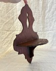 Vintage Wood Small Shelf Knick Knack Wall Hanging