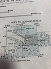 1945 Map Greece Greek Islands Athens   Andros Kea Tinos                         