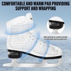 Wellwon White Figure Skates Size 6 Air Cushion Velvety Lining