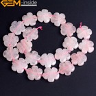 Natural Africa Bood Jasper Stone Flower Semi Precious Loose Beads Jewelry Making