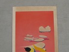 Vtg 1973 Kenji Kusaka Japanese Woodblock Print Limited Ed  21 45 Pencil Signed 