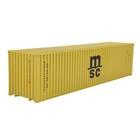 1 50 Msc 40gp Metal Shipping Container Model Toy Home Office Decoration Gift