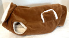 Small Dog Puppy Vest Coat Reversible Brown White Faux Sherpa suede Warm Winter