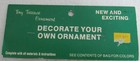 Merri Mac Tiny Treasure Christmas Bunny  Ornament Kit  New Vintage