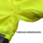 Security Reflective Shirts For Men Hi Viz Vis Shirt With Pocket Two Tone Workwea