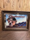 Budweiser Beer Bulldog Salutes The U s  Marines Mirror Bar Sign-27 5    X 20   -