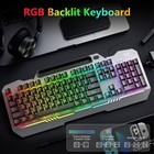Aula Gaming Keyboard And Mouse wired 104-key Mouse And Keyboard Combo Metal     