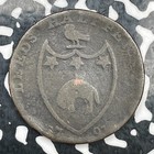 1791 Great Britain Lancashire 1 2 Penny Conder Token Lot n2659 Dh 115