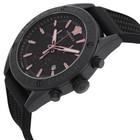 Versace V-chrono Quartz Black Dial Men s Watch Vehb00419